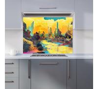 Designer Kitchen Splashbacks Elena Sable: 00046 Kitchen Splashback | Size: 600mm x 750mm Designer Kitchen Splashbacks Multicolor 600mm x 750mm