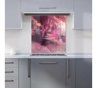 Designer Kitchen Splashbacks Elena Sable: 00063 Premium Glass Kitchen Splashback W600mm X H650mm
