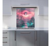 Designer Kitchen Splashbacks Elena Sable: 00064 Kitchen Splashback | Size: 700mm x 750mm Designer Kitchen Splashbacks Multicolor 700mm x 750mm
