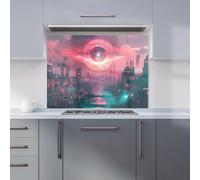Designer Kitchen Splashbacks Elena Sable: 00068 Kitchen Splashback | Size: 700mm x 650mm Designer Kitchen Splashbacks Multicolor 700mm x 650mm
