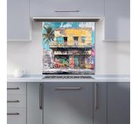 Designer Kitchen Splashbacks Jasper Reed: 00001 Premium Glass Kitchen Splashback W600mm X H600mm