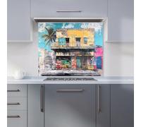 Designer Kitchen Splashbacks Jasper Reed: 00001 Premium Glass Kitchen Splashback W900mm X H750mm