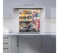 Warren Reed - Designer Jasper Reed 00015 Glass Kitchen Splashback W600Mm X H650Mm, Multi