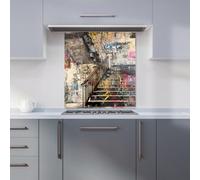 Warren Reed - Designer Jasper Reed 00026 Glass Kitchen Splashback W700Mm X H750Mm, Multi