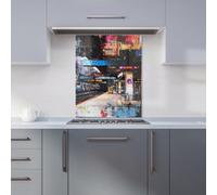 Warren Reed - Designer Jasper Reed 00034 Glass Kitchen Splashback W600Mm X H750Mm, Multi