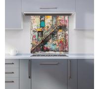 Designer Kitchen Splashbacks Jasper Reed: 00037 Premium Glass Kitchen Splashback W600mm X H600mm