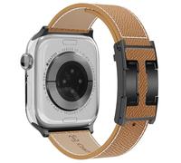 Designer Leather Band for Apple Watch Women with Signature H Buckle