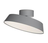 Designer LED ceiling light Alba Nordlux 12W 610Lm Ø30 silver grey rotatable dimm [EEK: E]