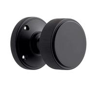 Designer Levers Frankfurt Linear Mortice Door Knob - Matt Black - Internal