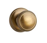 Designer Levers Manor Mortice Door Knob - Antique Brass - Pair