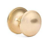Designer Levers Ringed Centre Door Knob - 75mm - Polished Brass