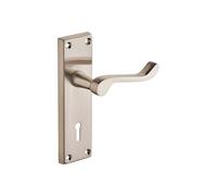 Designer Levers - Victorian Scroll Lever Lock Door