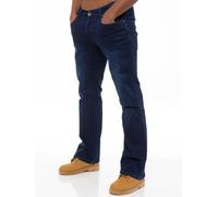 Designer Mens Bootcut Denim Jeans | Enzo Designer Menswear - Indigo / 34W / Short (30")