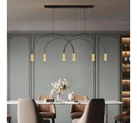 Designer Minimalist Line Iron Lamp,Restaurant Dining Table Bar,Boutique Decoration Concise Art Chandelier,Hanging Lights