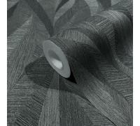 Designer non-woven wallpaper Papis Loveday grey waves 86724 Marburg (11,27£/1qm)
