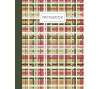 Designer Notebook "Haute Tweed": 8.5 x 11, BW, Matte Interior, 110 College Ruled Pages, Journal, Diary, Planner, Tweed, Fashion, Textile, Couture