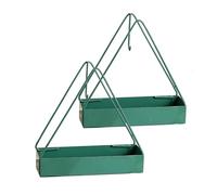 Designer Portable Iron Mosquito Coil Holder 2 pcs Sets with Handle - Fireproof Material Incense Holder