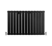Monstershop Designer Flat Panel Radiators Matt Black 600mm x 910mm Monstershop Black
