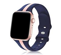 Designer Sport Band Compatible with Apple Watch iWatch Bands 38mm 40mm 41mm 42mm 44mm 45mm 49mm Men Women, Soft Silicone Strap Wristbands for Apple Watch Series 11/10/9/8/7/6/5/4/3/2/1/SE/Ultra