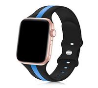 Designer Sport Band Compatible with Apple Watch iWatch Bands 38mm 40mm 41mm 42mm 44mm 45mm 49mm Men Women, Soft Silicone Strap Wristbands for Apple Watch Series 9/8/7/6/5/4/3/2/1/SE/Ultra