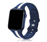 Designer Sport Band Compatible with Apple Watch iWatch Bands 38mm 40mm 41mm 42mm 44mm 45mm 49mm Men Women, Soft Silicone Strap Wristbands for Apple Watch Series 9/8/7/6/5/4/3/2/1/SE/Ultra