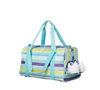 Designer Swim Bag | Waterproof, Pool & Beach Bag, Elegant Striped Design