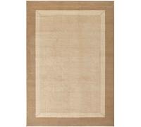 Designer Velours Beige Runner “Band” - Classic Elegance - 160X230 cm