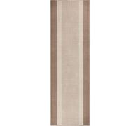 Designer Velours Beige Runner “Band” - Classic Elegance - 80X500 cm