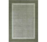 Designer Velours Green Runner “Band” - Classic Elegance - 120X170 cm