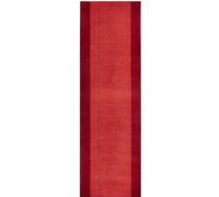 Designer Velours Red Runner “Band” - Classic Elegance - 80X200 cm