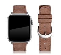 Designer Watch Band Compatible with Apple Watch Ultra 49mm 42mm 44mm 45mm 46mm S10 for Men Women, Luxury Suede Leather Wristband Replacement Vintage Strap for iWatch S9 8 7 6 5 4 3 2 1 SE