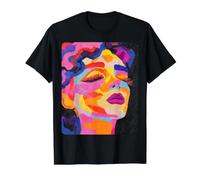 Designer Women's Fashion Tops Value Graphic T-Shirt, Men, Black, L