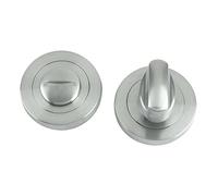 Designer Zinc Thumbturn & Release Satin Chrome