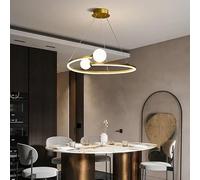 Designer's Creative Circular LED Pendant Lamp Dining Desk Restaurant Kitchen Bedroom Chandelier Home Decor Light Fixture
