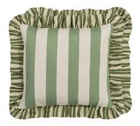 Designers Guild - Berkeley Stripe Cushion 43x43 cm, Celadon - Celadon