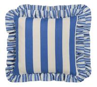 Designers Guild - Berkeley Stripe Cushion 43x43 cm, Cobalt - Cobalt