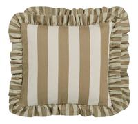 Designers Guild - Berkeley Stripe Cushion 43x43 cm, Natural - Natural