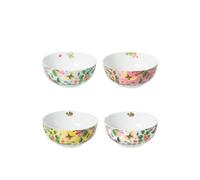 Designers Guild Ikebana Damask Cereal Bowl 16cm Set of 4 Designers Guild Multicolor