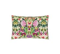 Designers Guild Ikebana Damask Printed Cotton Percale Pillowcase 50x75cm Light Green