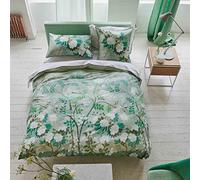 Designers Guild Printed Cotton Satin Duvet Cover, Oriental Flower, 200 x 200 cm