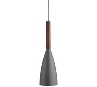 designers Hanging lamp Pure Nordlux Hanging light grey E27 Pendulum metall wood
