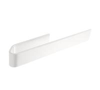 Designfactory Hamburg Dish Cloth Holder | Self-adhesive Dish Cloth Holder | Cloth Holder without Drilling | Sink and Wall Mounting | Tea Towel Holder Kitchen (Matt White)