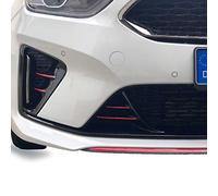 Designline P055 Front Grill Stripes Set of 10 Stripes Film Set Radiator Grill Bumper Film (Carmine Red)