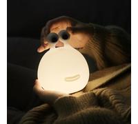 DesignNest, Slug Night Light, Creative LED Silicone lamp, Dimmable, Timer, Portable, Rechargeable, for Kids, Nursery, Bedroom Decor, Soft Eye Caring