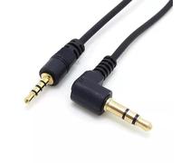 Designo Bose QC3 Headphones Replacement Audio Cable, 3.5mm Gold-Plated Connector, Black