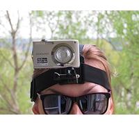 Designo Head Helmet Strap Band Mount Holder for Digital Cameras to use as Action Cameras Fits Universal Canon Nikon Sony Samsung Olympus Vivitar dvr783hd GoPro 4GEE