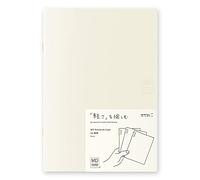 DESIGNPHIL 15303006 Midori Notebook, MD Notebook, Light, A5, Unruled, Set of 3, A