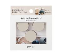 DESIGNPHIL 35494006 Midori, Picture Clip, Wood, Gray