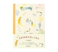 DESIGNPHIL Midori 12878006 Cat-Pattern Diary