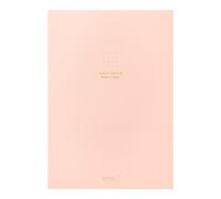 DESIGNPHIL Midori 15338006 Paper Pad, Color, Dot Squared, Pink, A5